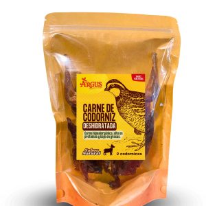 Codorniz deshidratada envasado, sabor natural, 2 codornices