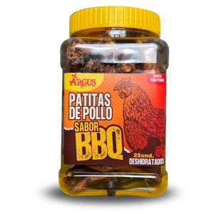 Patitas deshidratadas sabor BBQ, 25und.
