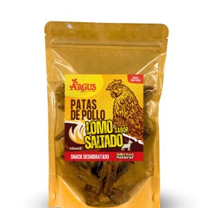 Patitas deshidratadas en sobre, sabor lomo saltado 10und.