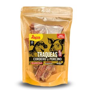 Traquea deshidratada de cordero y cerdo, 100gr.